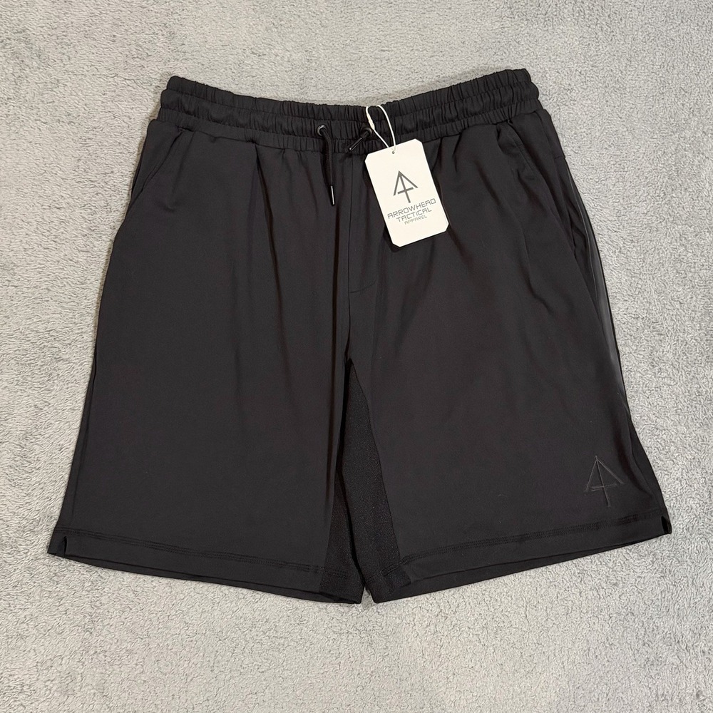 Arrowhead Tactical Carrier Shorts Men's 2XL Midnight Black Athletic Drawstring